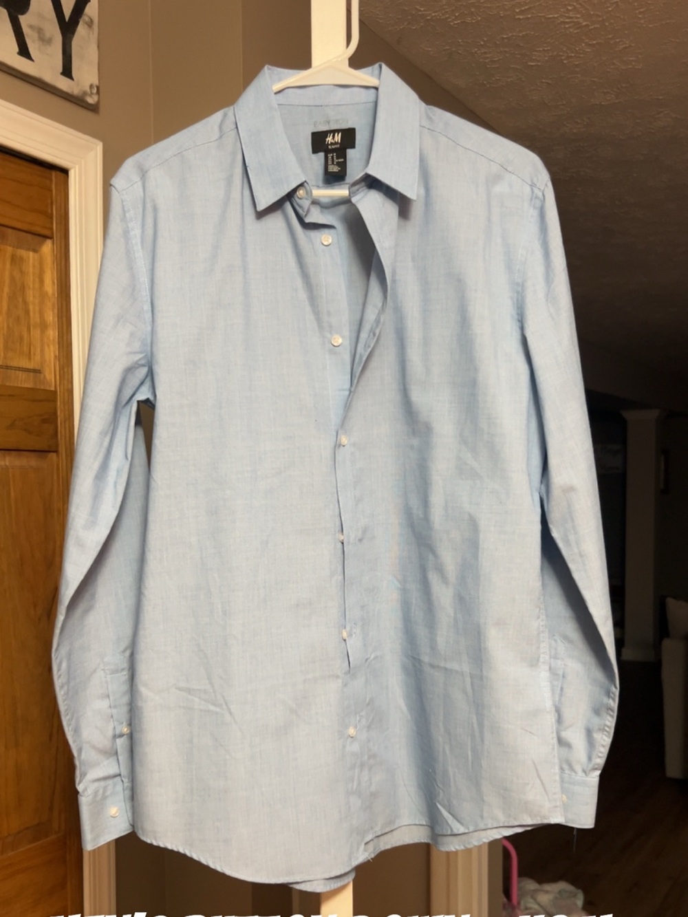 H&M Pale Blue Men's Dress Shirt